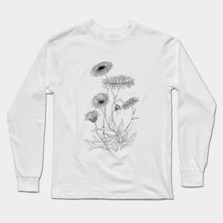 Calendula Flowers Long Sleeve T-Shirt